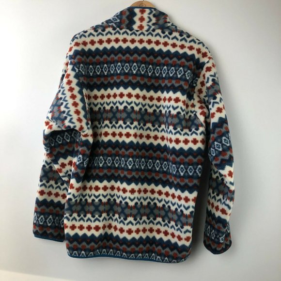 Patagonia Synchilla Snap T Fleece Pullover Cliff Underwater Blue Men's Size M - Picture 11 of 12